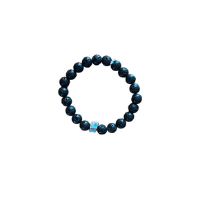 Lava Stone + Paua Bracelet: The Earth's Energising Gift