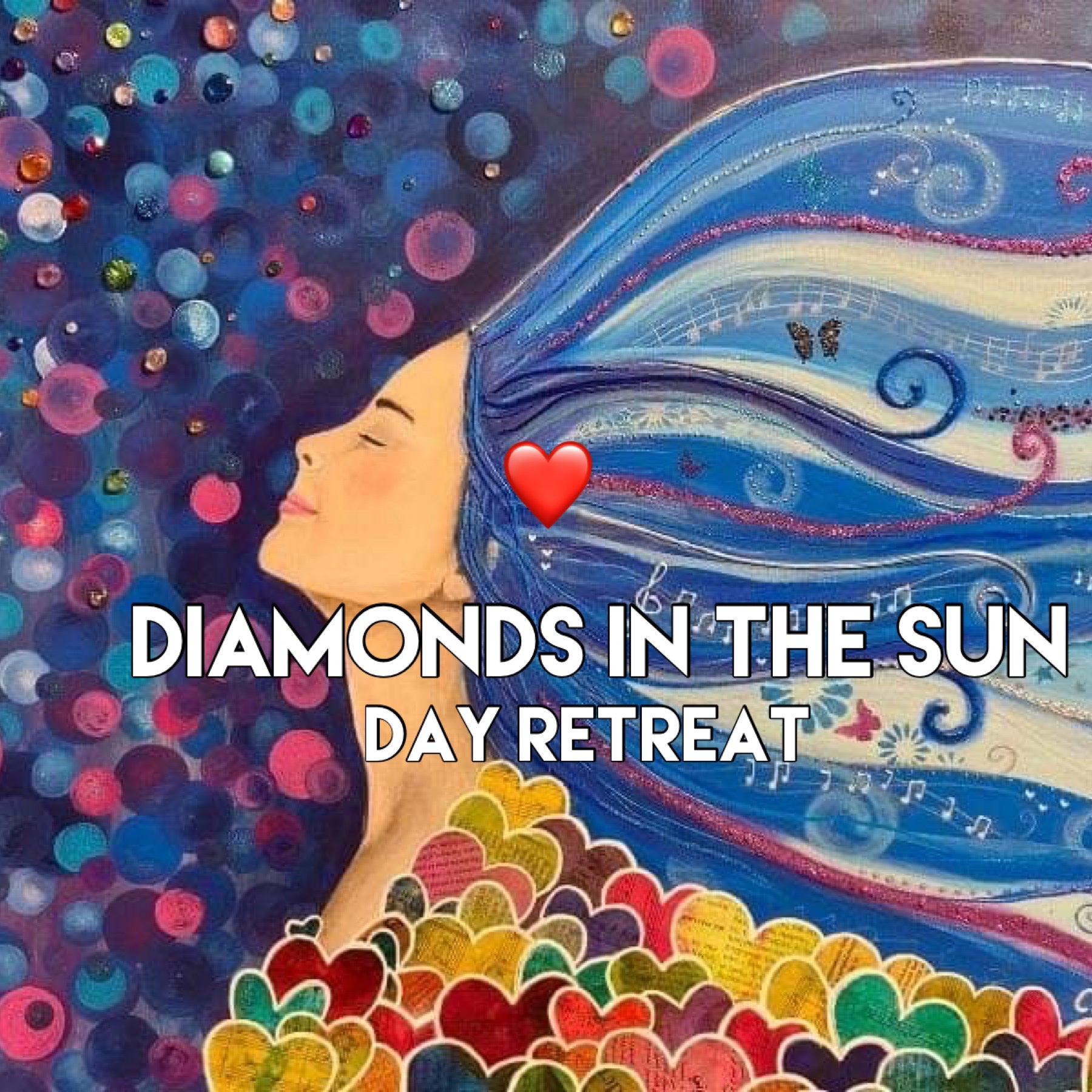 April 2024 Diamonds in the Sun - Luxury Day Retreat - Fully Booked Contact to Waitlist