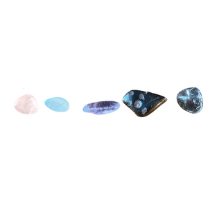 HOME PROTECTION Crystal Pack: Amethyst, Rose Quartz, Howlite, Smoky Quartz, Tiger's Eye