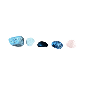 SWEET DREAMS Crystal Pack: Rose Quartz, Sodalite, Labradorite, Howlite, Obsidian